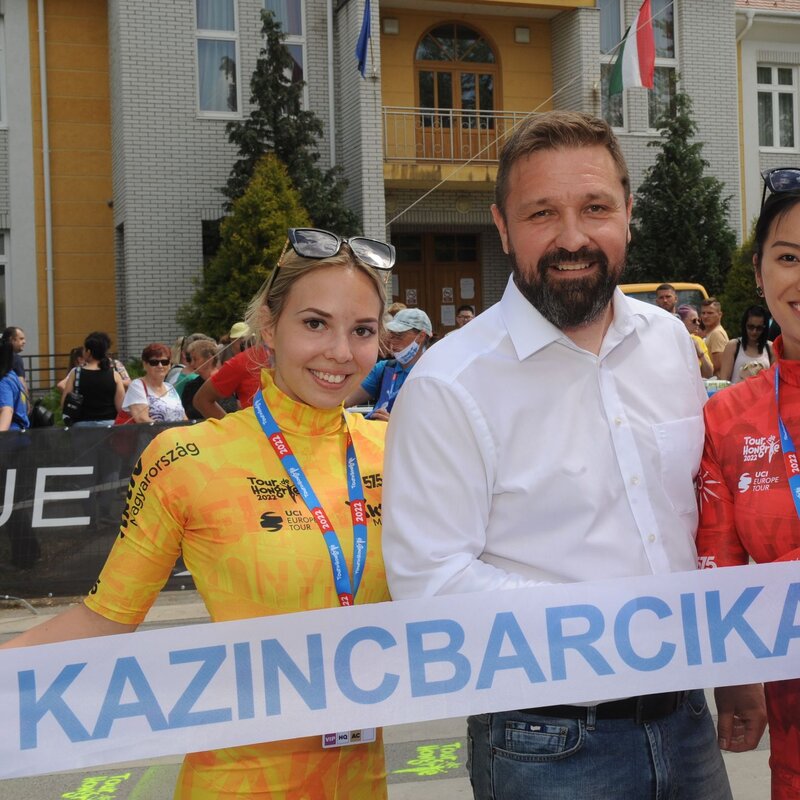 Szitka Péter polgármester büszke, hogy Kazincbarcika egy napra a világ kerékpársport fővárosa lett