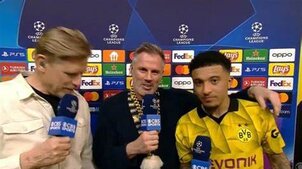 Úgy tűnik, rettenetesen részeg volt a tévésztár, amikor a Dortmund hősével interjúzott