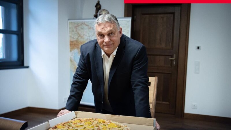 Orbán Viktor miniszterelnök és a pizza