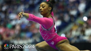 Elállt a lélegzetünk Simone Biles parádés versenyszámától, Taylor Swifttől is a segítséget kapott