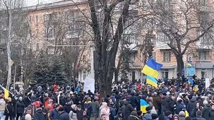 Megható felvételek: így ünnepelnek az ukránok Herszonban