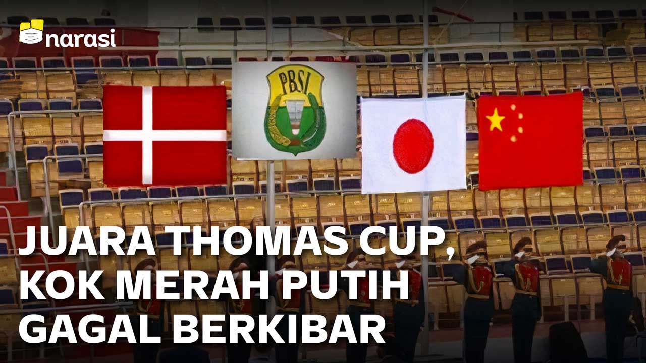 Kenapa Merah Putih Tak Berkibar Saat Indonesia Juara Thomas Cup