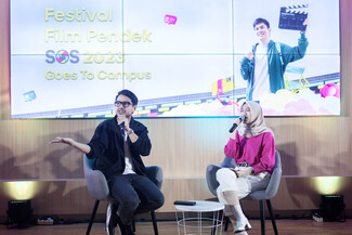 Creative Concept & CCO Narasi, Jovial da Lopez, saat acara di UINSU