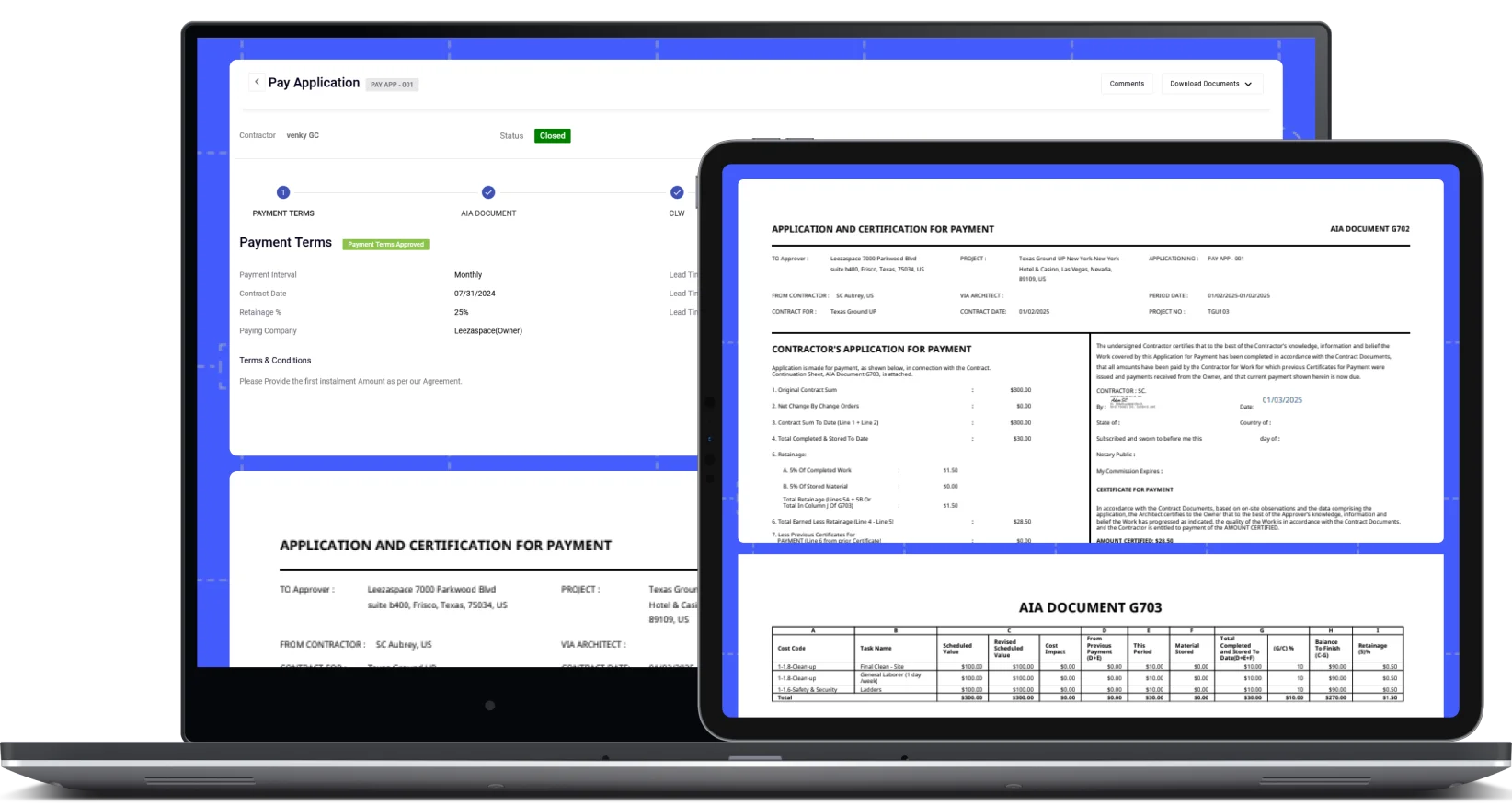 Lien Waivers Management Banner