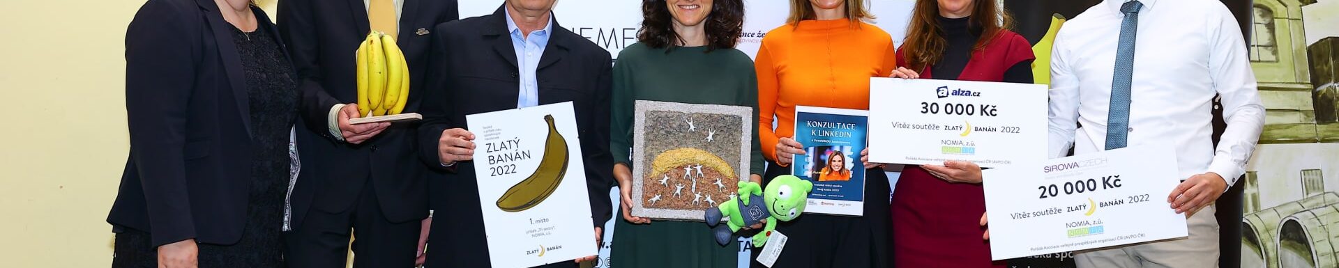 Soutěž Zlatý banán přináší příběhy z prověřených organizací
