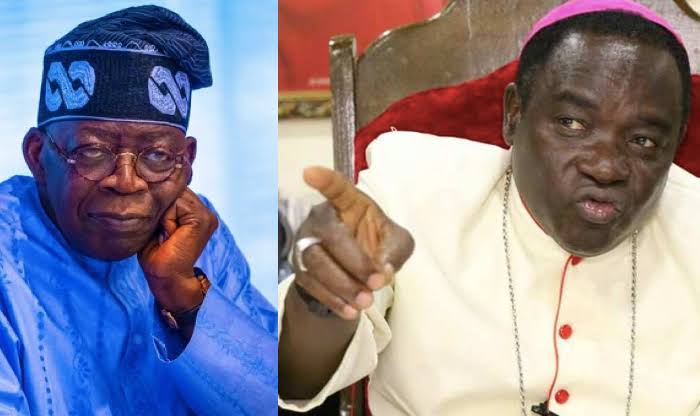 'Bring Nigerians down from this cross of suffering' - Bishop Kukah tells Tinubu