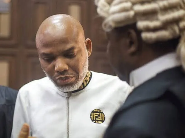 Nnamdi Kanu appears in court, FG's witness testify behind camera