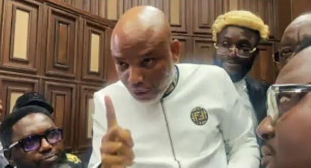 No weapon of terrorism found on Nnamdi Kanu during arrest - FG’s witness admits in court