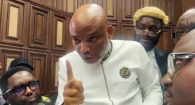 Terrorism trial: Nnamdi Kanu opposes admissibility of video evidence, document