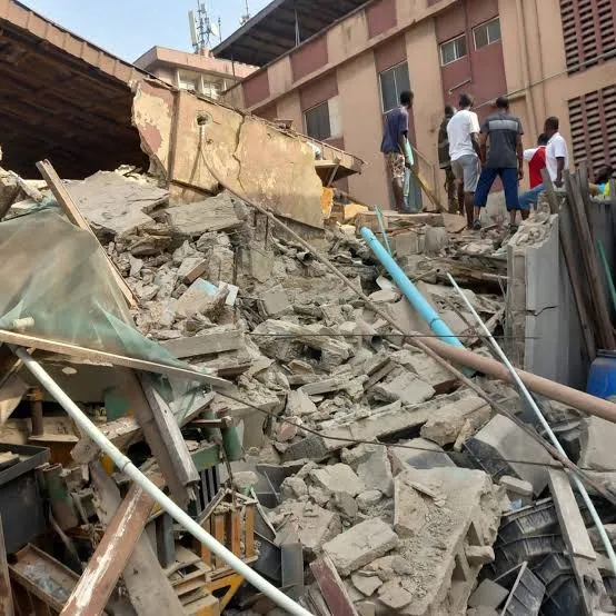 Many trapped as storey-building collapses in Lagos
