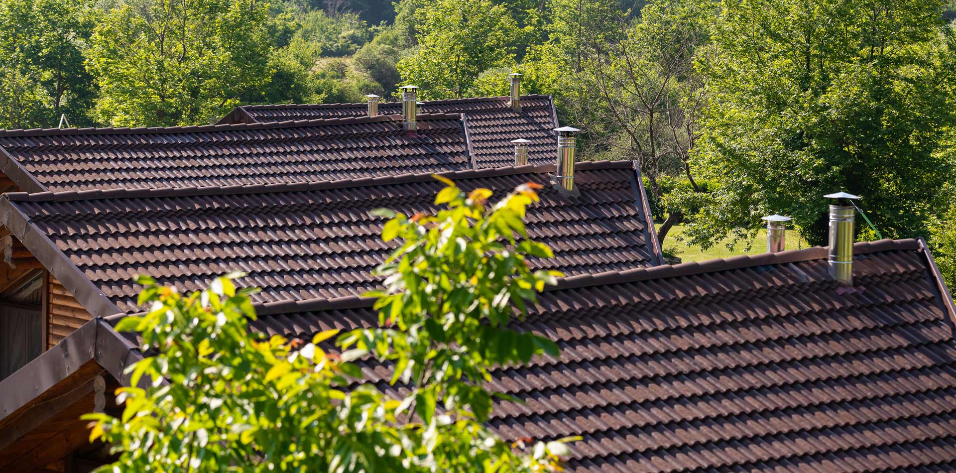 Natura Chalets' roofs