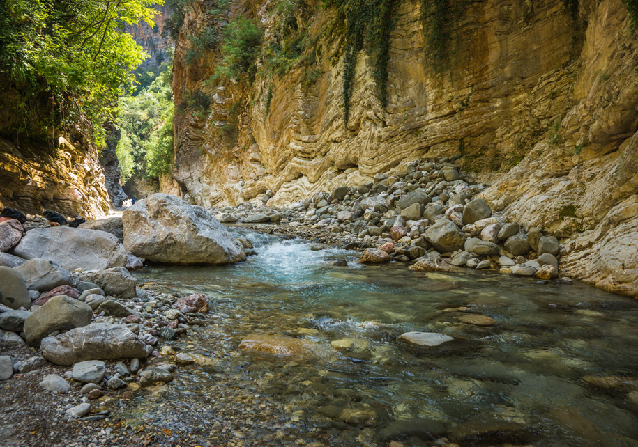 "Always raining" canyon