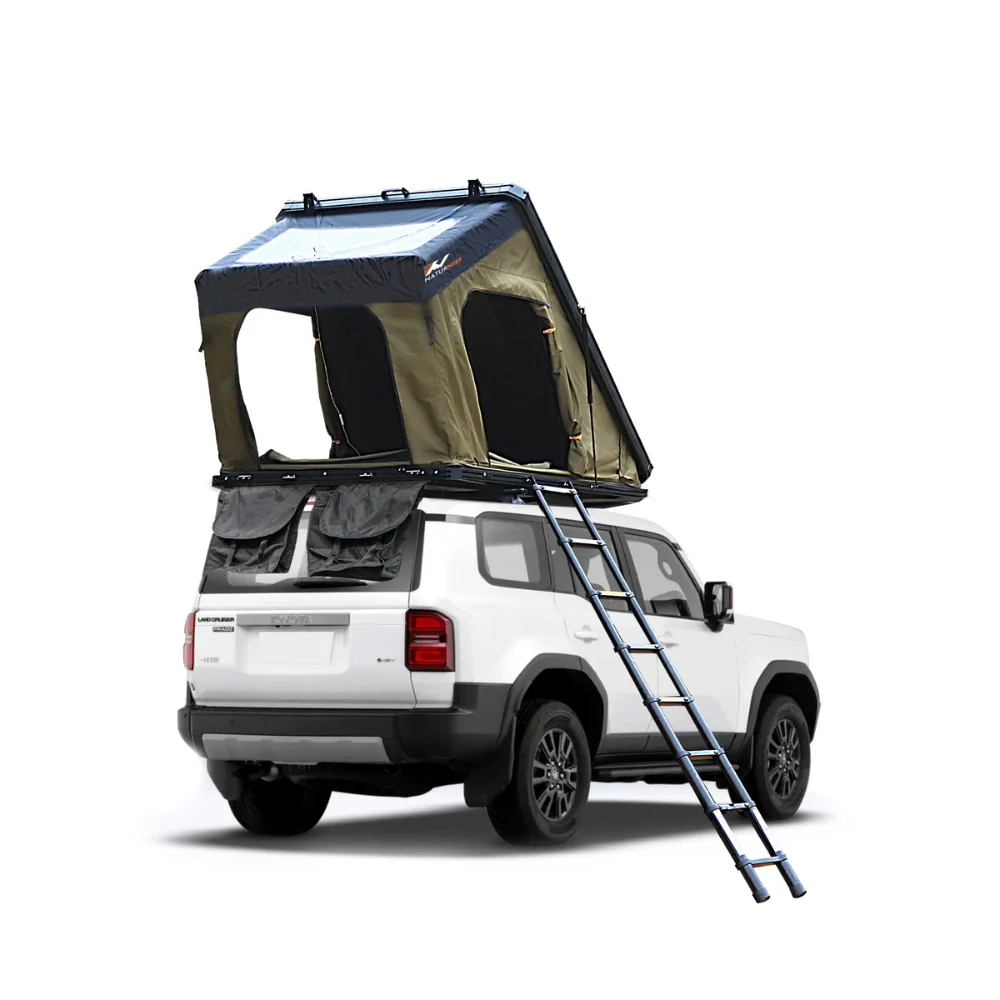 NaturNest Polaris 2 rooftop tent deployed