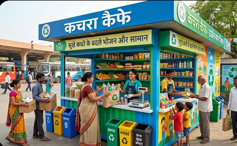 स्वच्छता की अनोखी पहल: उज्जैन में खुलेगा 'कचरा कैफे', सूखे कचरे के बदले मिलेगा मुफ्त खाना और सामान