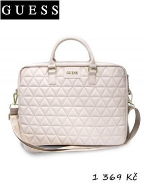 Brašna Guess Quilted (GUCB15QLPK) pro 15 notebooky