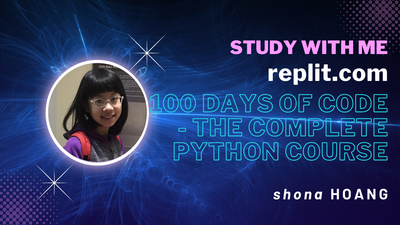 replit.com - 100 Days of Code - The Complete Python Course