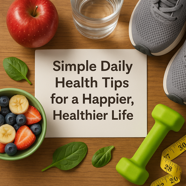 Simple Daily Health Tips for a Happier, Healthier Life