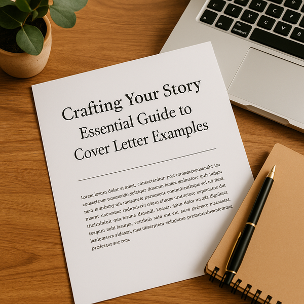 Crafting Your Story: Essential Guide to Cover Letter Examples