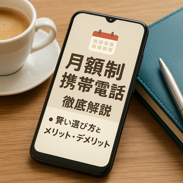 「月額制携帯電話」を徹底解説:賢い選び方とメリット・デメリット