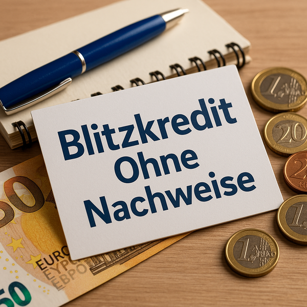 Blitzkredit Ohne Nachweise