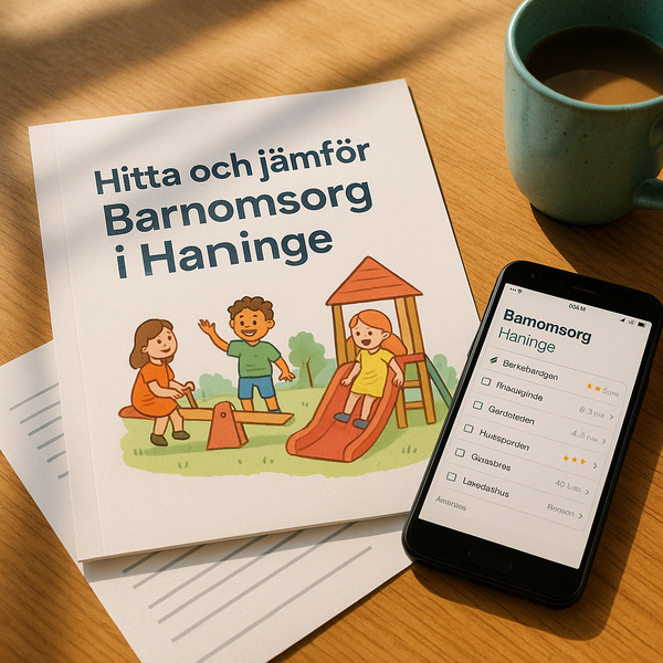 Hitta och Jämför Barnomsorg i Haninge
