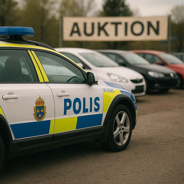 Auktioner för Polisbilar i Sverige: Hitta ditt nästa fordon