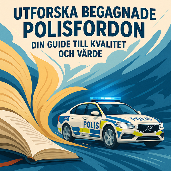 Utforska Begagnade Polisfordon: Din Guide till Kvalitet och Värde