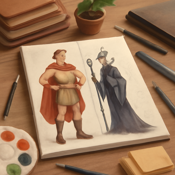 Domina el Diseño de Personajes: Crea Héroes y Villanos Inolvidables