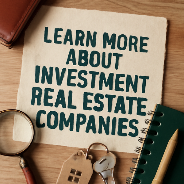 Learn More About Investment Real Estate Companies