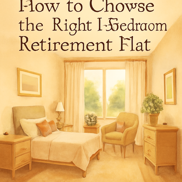 How to Choose the Right 1-Bedroom Retirement Flat