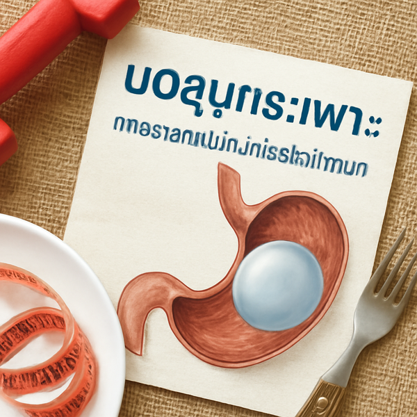 บอลลูนกระเพาะ: ทางเลือกใหม่ในการลดน้ำหนัก