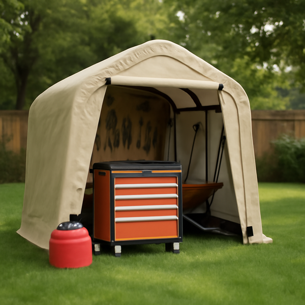 Cómo los cobertizos de garaje portátiles pueden ayudar a organizar sus herramientas y equipos