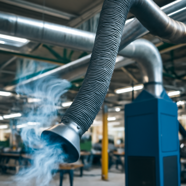 Industrielle Absaugtechnik: Effiziente Lösungen für eine gesunde Arbeitsumgebung