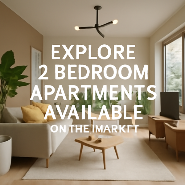 Explore 2 Bedroom Apartments Available on the Market