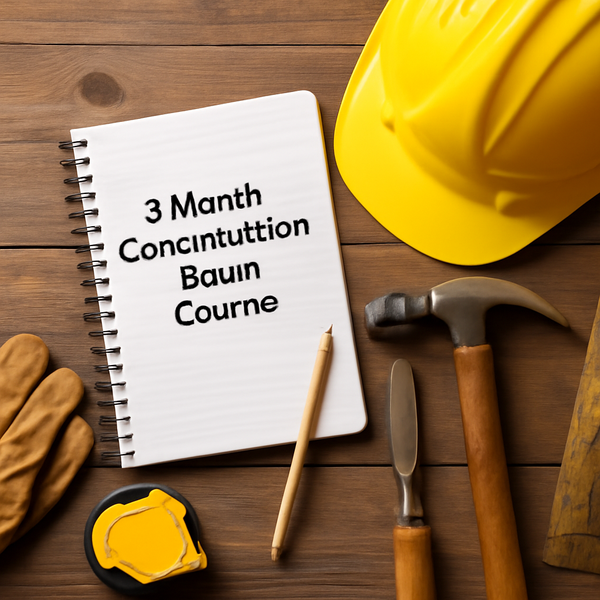 3 Month Construction Skills Course: Build a Strong Foundation for a Career in Construction