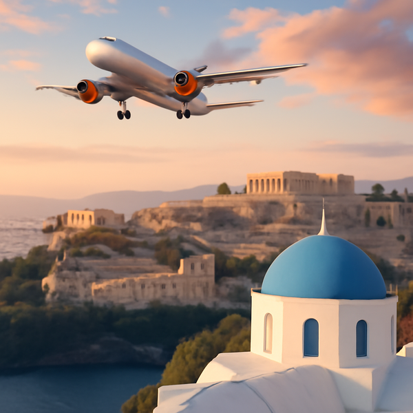 Options de vol 2025 : France vers la Grèce – Athènes & îles grecques
