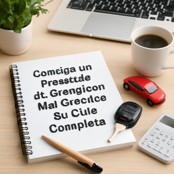 Consiga un Préstamo de Coche con Mal Crédito: Su Guía Completa