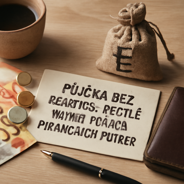 Půjčka Bez Registru: Rychlé Řešení Vašich Finančních Potřeb