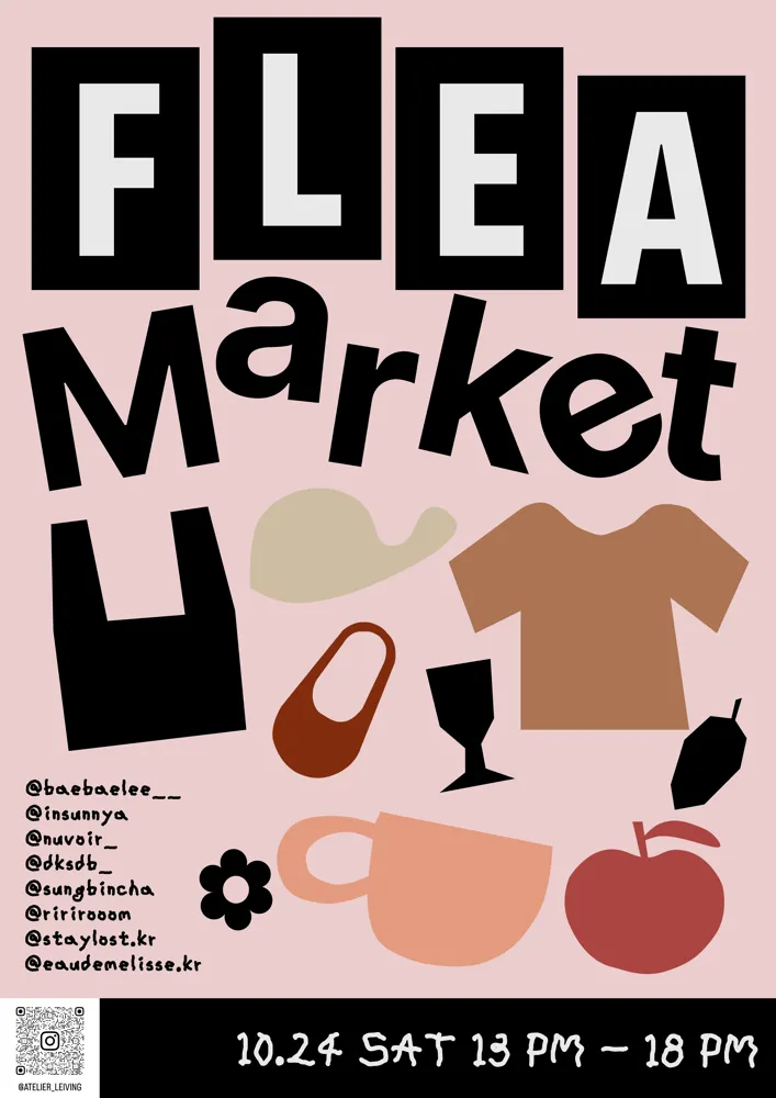 10.24 SAT FLEA MARKET in ATELIER LEIVING