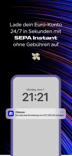 21bitcoin app screenshoot 2