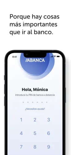 Abanca app screenshoot 1