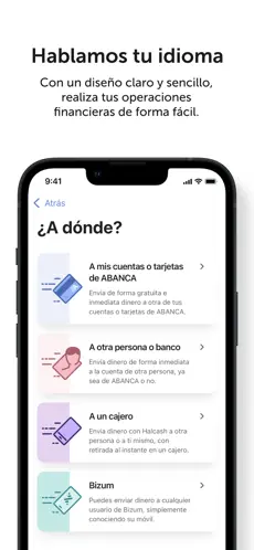 Abanca app screenshoot 2