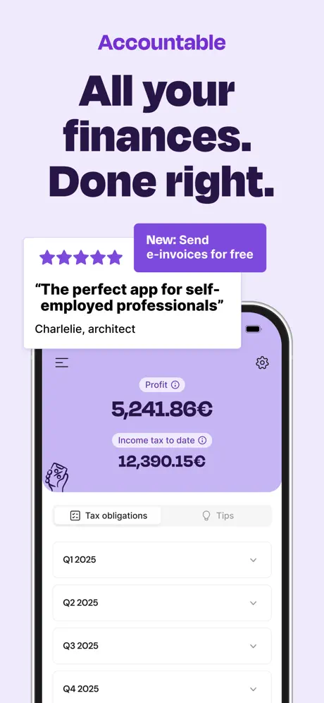 Accountable app screenshoot 1