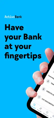 ActivoBank app screenshoot 1