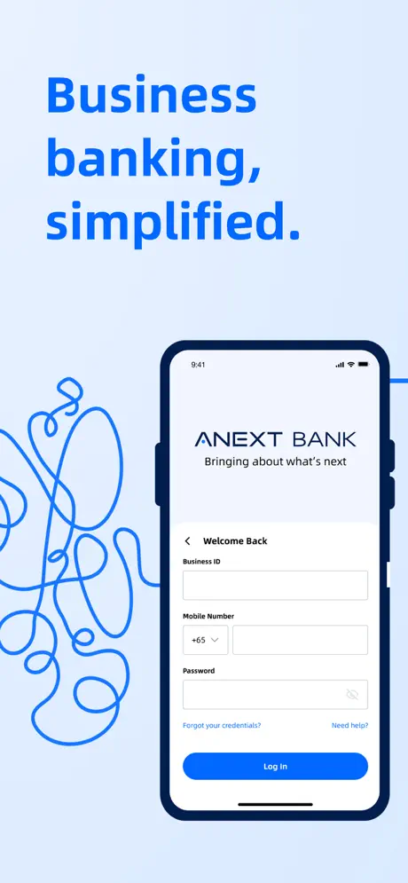 Anext Bank app screenshoot 1