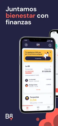 B89 app screenshoot 1