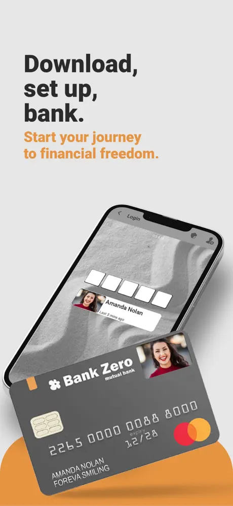 Bank Zero app screenshoot 1