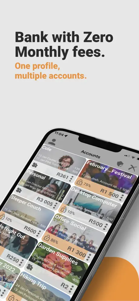 Bank Zero app screenshoot 2