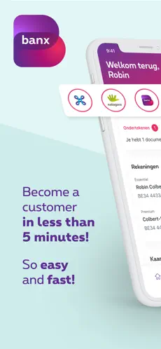 Banx app screenshoot 1