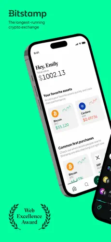 Bitstamp app screenshoot 1
